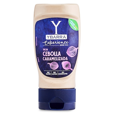 Salsa de cebolla caramelizada Ybarra 250 ml-0 Salsa de cebolla caramelizada Ybarra 250 ml-0