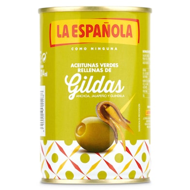 Aceitunas rellenas de gilda La Española 130 g-0