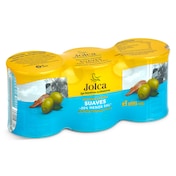 Aceitunas rellenas de anchoa suave Jolca 3 x 50 g