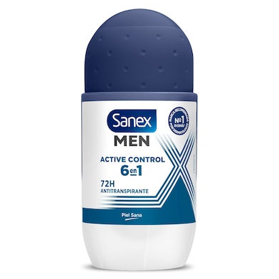 Desodorante roll-on active control 72h Sanex men 50 ml-0 Desodorante roll-on active control 72h Sanex men 50 ml-0