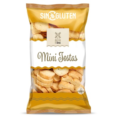 Mini tostas sin gluten El Molino de Dia 100 g-0 Mini tostas sin gluten El Molino de Dia 100 g-0