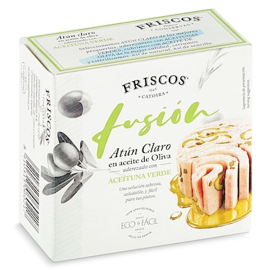 Atún claro en aceite de oliva con aceitunas Friscos 50 g-0 Atún claro en aceite de oliva con aceitunas Friscos 50 g-0