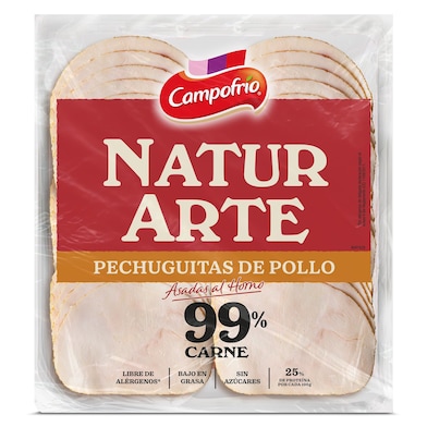 Pechuguitas de pollo 99% Campofrío 90 g-0