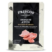 Trozos de atún en aceite de girasol Friscos 135 g