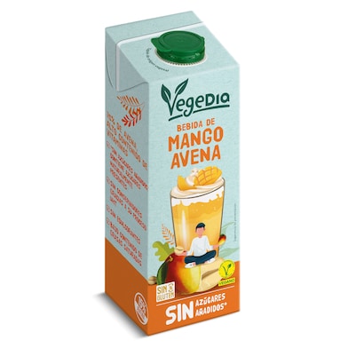 Bebida de avena y mango Dia Vegedia 1 L-0 Bebida de avena y mango Dia Vegedia 1 L-0