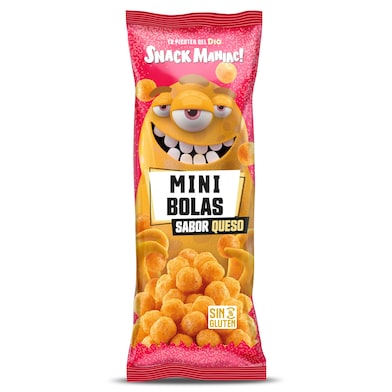 Mini bolas sabor queso Dia Snack Maniac 30 g-0 Mini bolas sabor queso Dia Snack Maniac 30 g-0