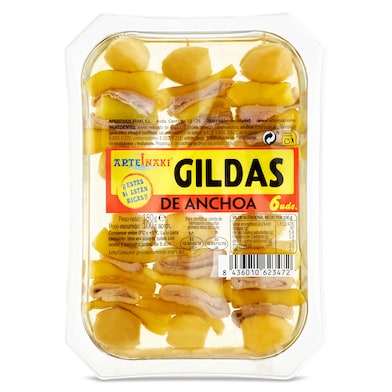 Gilda de anchoa doble Arteiñaki 100 g-0