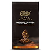 Chocolate negro con caramelo salado en láminas Nestlé Dark 150 g