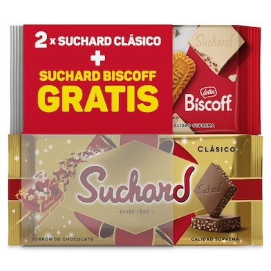 Suchard clásico pack 2 uds + Suchard Biscoff-0