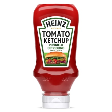 Ketchup sabor pepinillos Heinz 250 g-0 Ketchup sabor pepinillos Heinz 250 g-0