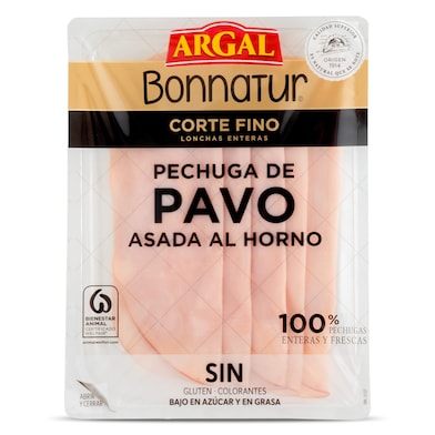 Pechuga de pavo asada al horno Bonnatur 100 g-0 Pechuga de pavo asada al horno Bonnatur 100 g-0