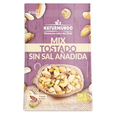 Mix de frutos secos tostados sin sal añadida Dia Naturmundo 150 g-0 Mix de frutos secos tostados sin sal añadida Dia Naturmundo 150 g-0