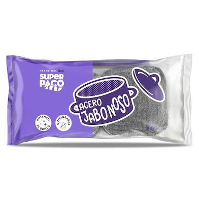 Estropajo de acero jabonoso Dia Super Paco 10 unidades-0 Estropajo de acero jabonoso Dia Super Paco 10 unidades-0