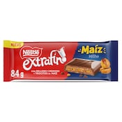 Chocolate con leche relleno de trocitos de maíz Nestlé Extrafino 84 g
