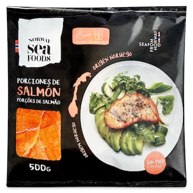 Salmón en porciones Norway seafood 500 g-0 Salmón en porciones Norway seafood 500 g-0