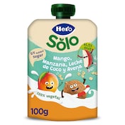 Alimento infantil mango, coco y avena Hero 100 g