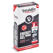 Gel energético cafeína sabor frutos del bosque Vitaldin 3 x 40 g