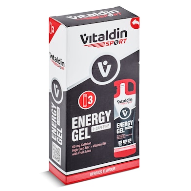Gel energético cafeína sabor frutos del bosque Vitaldin 3 x 40 g-0 Gel energético cafeína sabor frutos del bosque Vitaldin 3 x 40 g-0