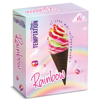 Conos arcoiris Dia Temptation 4 x 71 g-0 Conos arcoiris Dia Temptation 4 x 71 g-0