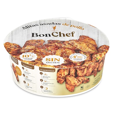 Alitas asadas de pollo Bonchef 550 g-0 Alitas asadas de pollo Bonchef 550 g-0