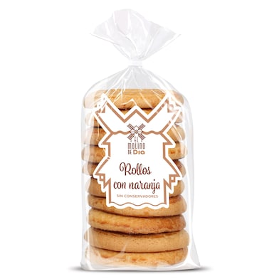 Rollos de naranja El Molino de Dia 385 g-0 Rollos de naranja El Molino de Dia 385 g-0