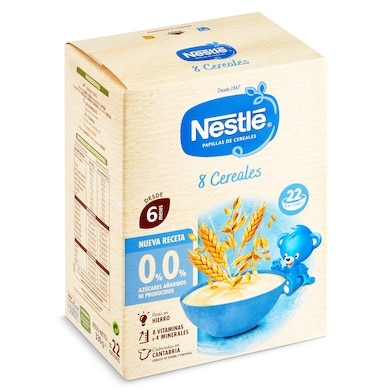 Papilla de 8 cereales doble 0% Nestlé 330 g-0