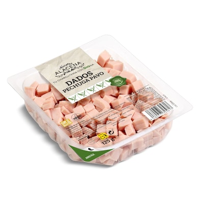 Pechuga de pavo en dados Dia Nuestra Alacena 125 g-0