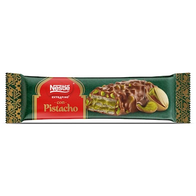 Barrita de chocolate con pistacho Nestlé 30 g-0 Barrita de chocolate con pistacho Nestlé 30 g-0