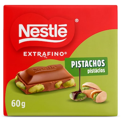 Chocolate con leche con pistachos Nestlé 60 g-0 Chocolate con leche con pistachos Nestlé 60 g-0