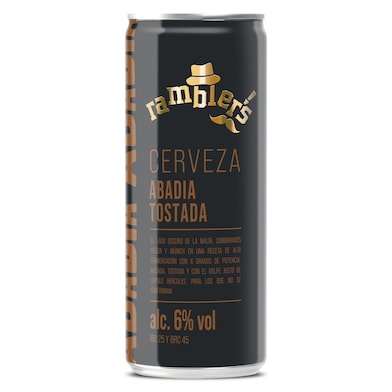 Cerveza Abadía tostada Dia Ramblers 33 cl-0