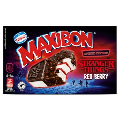 Maxibon Strangers Things red berry Nestlé 4 x 93 g-0