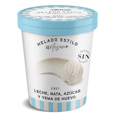 Tarrina de helado Artesano de nata Dia Temptation 400 g-0
