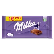 Chocolate con leche Milka 45 g