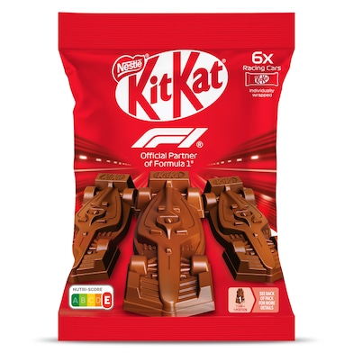 Chocolate racing cars Kit Kat 66 g-0 Chocolate racing cars Kit Kat 66 g-0