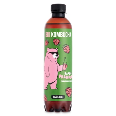 Kombucha de frambuesa Oso libre 370 ml-0
