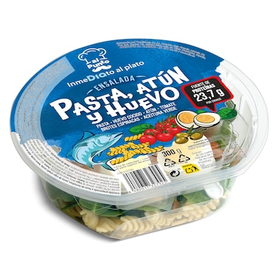 Ensalada de pasta, atún y huevo Dia Al Punto 300 g-0 Ensalada de pasta, atún y huevo Dia Al Punto 300 g-0