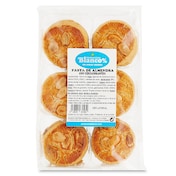 Pastas de almendras sin azúcar añadido Blanco 400 g