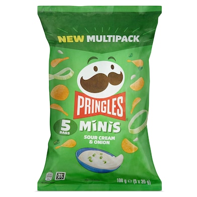 Pringles sour cream & onion mini 5 x 20 g-0 Pringles sour cream & onion mini 5 x 20 g-0