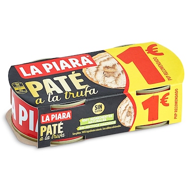 Paté a la trufa La piara 2 x 75 g-0