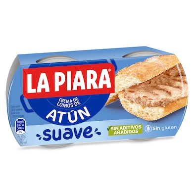 Crema de atún suave La piara 2 x 75 g-0 Crema de atún suave La piara 2 x 75 g-0