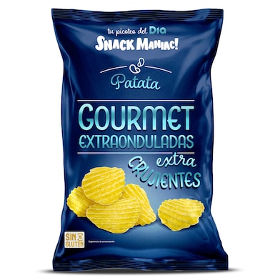 Patatas fritas gourmet extraonduladas Dia Snack Maniac 150 g-0