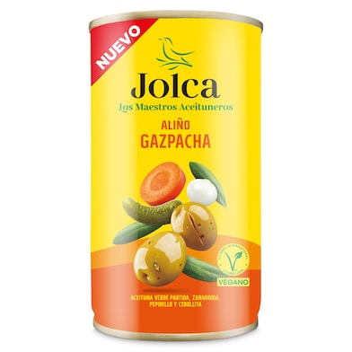 Aceitunas aliño gazpacha Jolca 185 g-0 Aceitunas aliño gazpacha Jolca 185 g-0