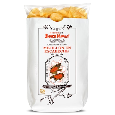 Patatas fritas artesanas sabor mejillón Dia Snack Maniac 150 g-0 Patatas fritas artesanas sabor mejillón Dia Snack Maniac 150 g-0
