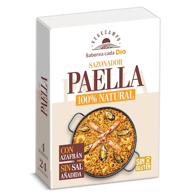 Sazonador para paella con azafrán Dia Vegecampo 12 g-0