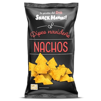 Nachos dipeo navideño Dia Snack Maniac 200 g-0