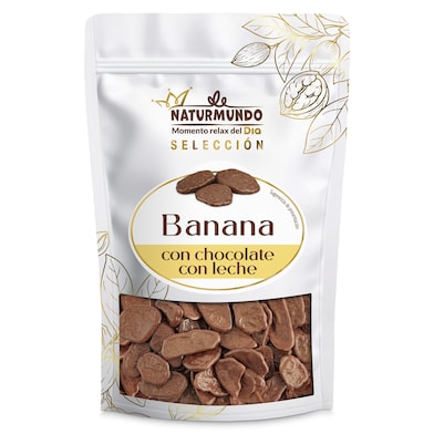 Banana recubierta de chocolate con leche Dia Naturmundo 125 g-0 Banana recubierta de chocolate con leche Dia Naturmundo 125 g-0