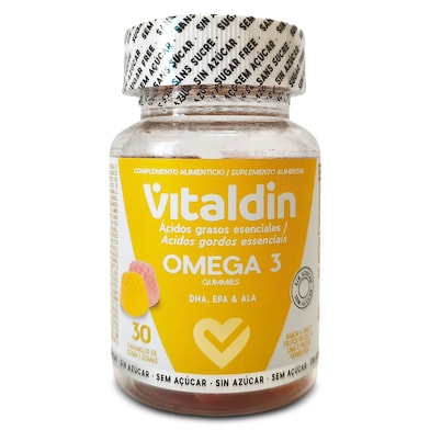 Gominolas de Omega 3 Vitaldin 30 unidades-0 Gominolas de Omega 3 Vitaldin 30 unidades-0