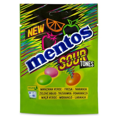 Caramelos masticables sour tones Mentos 140 g-0 Caramelos masticables sour tones Mentos 140 g-0