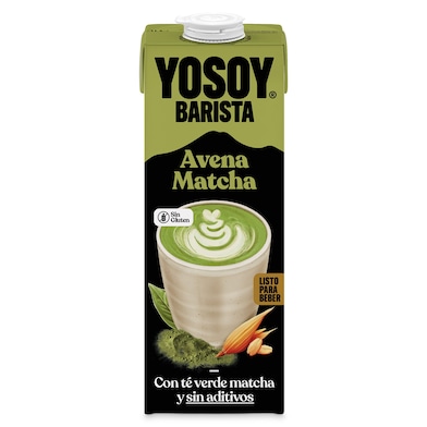 Bebida de avena barista matcha Yosoy 1 L-0 Bebida de avena barista matcha Yosoy 1 L-0