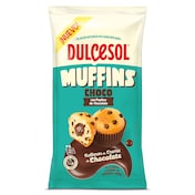 Muffins rellenos con pepitas de chocolate Dulcesol 240 g